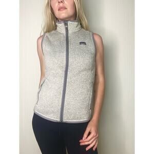 PATAGONIA Better Sweater Grey Sweater Vest US SMALL